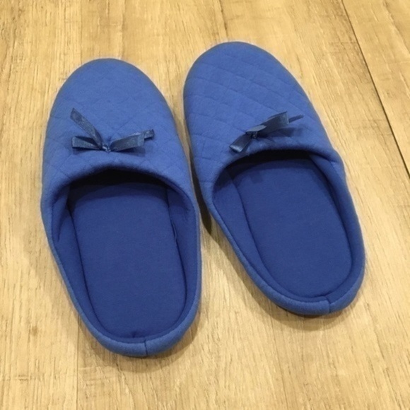 NWT Avon Blue Slide On Slippers 9-10 - Picture 3 of 7